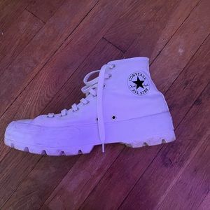 White Lugged Converse